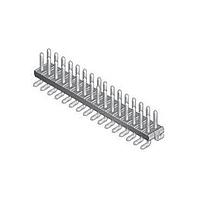 Amphenol FCI 57202-G52-25ULF Unshrouded Unshrd Hdr,Dbl Rw SMT,50P,Vert,.76um