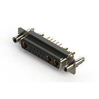 EDAC 628-13W3624-1T6 Mixed Contact D-Sub Connectors Vertical Combo Dsub
