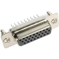 HARTING 09562517512 High Density D-Sub Connectors 26P FEMALE STRT PCB 4-40 UNC PL3 PLATING