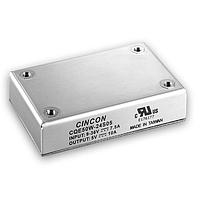 Cincon CQE50W-48S3V3 Isolated DC-DC Converter, Quarter Brick with Heatsink, Chassis Mount, 50 Watt, 4:1 Input Range, 48VDC Input, 3.3VDC Output, 47uF/100V