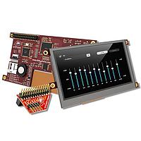 4D Systems uLCD-43PT-Pi Resistive 4.3" Pk Adptr Shld for Raspberry Pi