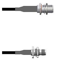 Amphenol Custom Cable Q-1X04K0008018i RF Cable Assemblies N-SJB/TNC-SJ RG58 18I