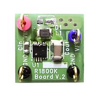 Nisshinbo R1800K009A-EV Voltage Regulator - Switching Regulator 144 nA IQ Low Quiescent Current Buck DC/DC Converter for Energy Harvester Evaluation Board