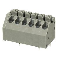 Same Sky (formerly CUI Devices) TBL002A-350-06GY-2GY Fixed Terminal Blocks Terminal block, screwless, 3.50, 45, 6 poles, cool gray