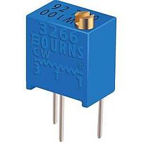 Bourns 3266X-1-105LF 0.25 in Square Trimmer Resistor 1/4" 1Mohms 10% SQ W/Standoff Sealed