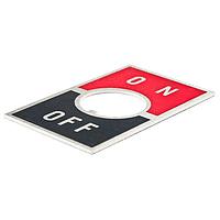 NKK Switches AT215 Plate 12MM ON-OFF PLATE