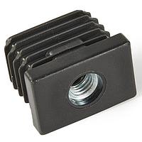 Essentra Components 498598 Conduit Fittings & Accessories 30X20mm SQUARE GLIDE w/8 THREADED INSRT 1.0-1.5mm