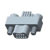 Raychem - TE Connectivity 1925214-3 Micro-D D-Sub Connectors TMN2N009PC2DX018S M32139/03-A02SNS