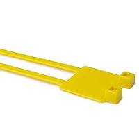 HellermannTyton IT50RD4K2 Cable Ties IT50RD YEL DBL ID TIE 8