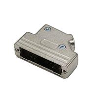 MH Connectors MHDVSL9-K D-Sub Backshells 9 WAY SLIDELOCK HOOD DIE CAST