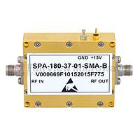 Fairview SPA-180-37-01-SMA-B 2 GHz to 18 GHz, Medium Power Broadband Amplifier with 1 Watt, 37 dB Gain and SMA
