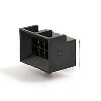 Molex 44428-0603 Shrouded MicroFit BMI RA DR H R Hdr Pegs 30Au 6Ckt