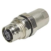 HARTING 21038212525 Connectors M12 PFT Crmp SD Fmle 4+5pole A-Coded