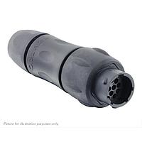 Eaton Souriau-Sunbank UTSX1JC1492P Receptacles In line receptacle, with cable gland backshell, for 12 male contacts, IP68/69K