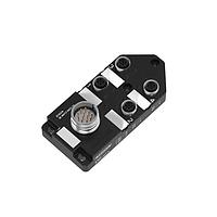 Banner Engineering JB-4M12-M23-24 Sensor Cables / Actuator Cables Junction Block, 4 Port M12, 8 Signals, 12-pin M23 Connector