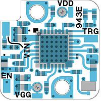 Quantic X-Microwave XR-C7P8-0404D-SP Bias Controller Active Bias Controller, HMC920LP5E [PCB: 943]Spring Pins