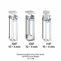 Hellma HE.114F.QS10 Flu Cell, Semi-Micro quartz SUP.,10mm 1.4ml, PTFE stopper