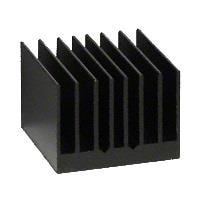 Advanced Thermal Solutions ATS-54270R-C1-R0 Component BGA Heat Sink, Straight Fin w/Thermal Tape, Black, T412, 27x27x19.5mm