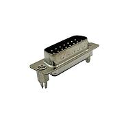 Adam Tech DA15-PT-1-BL Plug 15P MALE STRAIGHT PCB W/ BOARDLOCK