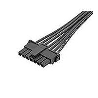 Molex 145132-0701 Discrete Wire Micro-Fit OTS Cbl ASSY 150mm 7CKT Blk