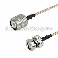 Fairview FMC0308315LF TNC Male - BNC Male Cable RG-316 Coax and RoHS Compliant