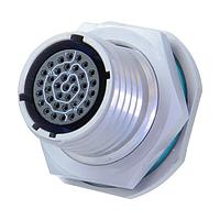 Amphenol RF ALM07FD17-35S(072) Receptacles JAMNUT RECPT, METAL ZNNI, 17-35, SOCKET