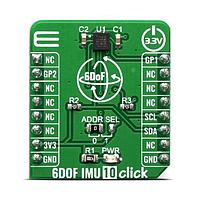 Mikroe MIKROE-3934 Motion Sensor 6DOF IMU 10 Click