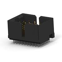 AMP Connectors - TE Connectivity 1934342-1 High Speed / Modular Connectors Tin Man Header Assy 3x10 Double