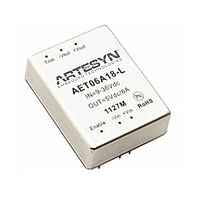 Artesyn AET08G36-L 25-30 Watt Isolated DC-DC Converter (2.5V; 8A; 20W)