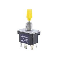 E-Switch ST5SP81T2C2 Toggle Switches TOGGLE, SPDT, On-Off-On, Panel Mount, IP40
