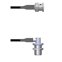Amphenol Custom Cable Q-0L01S0008072i RF Cable Assemblies BNC-SP/N-RJB RG58 72I