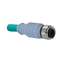 Panduit ICD35T2NTL2M Cat 5e IndustrialNet Cordset - M12 Female D-cod