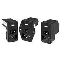 Corcom - TE Connectivity PE0SXDHXA Inlets FLANGE 10AMP