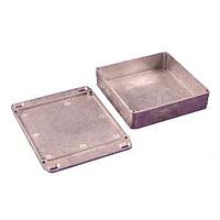 Hammond Manufacturing 1590QFL Die-cast box Diecast Alum wFlange 4.7x1.1x4.7" Natural