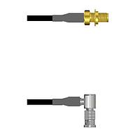 Amphenol Custom Cable Q-2W05G0003108i RF Cable Assemblies SMA-SJB/HDBNC-RP G174 108I