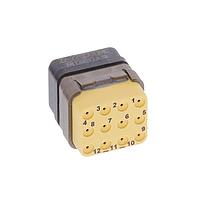 DEUTSCH - TE Connectivity DMC-M12-20AN Rectangular MIL Spec Connectors DMC INS P 12C 12#20 ZPF000000000015254