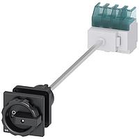 SIEMENS 3LD22441TL51 Rotary EMER STOP SWITCH, 4-POLE, 23A BLACK