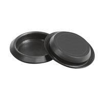 Essentra Components SR1-1/2A Hole Plugs SHEET METAL PLUG RECESSED:LDPE BLACK