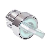 SCHNEIDER ZB4BK1413 Knob 2POS ILLUM SPRING RET SELECTOR WHITE