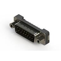 EDAC 627-015-220-213 D-Sub Connectors - Standard Density Vertical Plastic Body D-Sub Connector