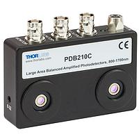THORLABS PDB210C Free-Space Balanced Amplified Photodetectors (800-1700 nm, 8-32 Taps)