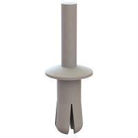 Essentra Components 61PR800100 Push-In Rivet Push Rivet, .250 Hole, .281-.500 Panel Thk