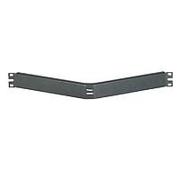 Panduit CPAF1BLY Wire Ducting & Raceways Filler Panel 1RU Angled Black