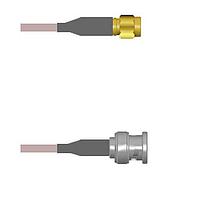 Amphenol Custom Cable Q-3F00M000H006i RF Cable Assemblies SMA-SP/BNC-SP G142 6I