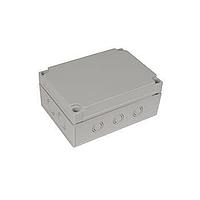 Bud Industries PTK-18428 Electrical Enclosures PC+10% Fiberglass Box with Knockouts (6.9 X 4.9 X 3 In)