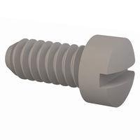 Essentra Components 010440F025 Machine Screw Fillister Slotted Screw, #4-40 Thread, 1/4 Lg