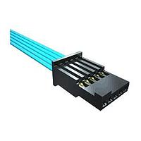 Samtec SFSST-04-28-H-12.00-D-NDS Discrete Wire Cable Assemblies .050" Tiger Eye(TM) Single Row Discrete Wire Cable Assembly