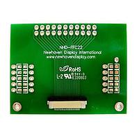 Newhaven Display NHD-FFC22 Adapter Boards 22 pin FFC-thru hole adptr