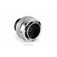 Amphenol SINE Systems RT061823PNH03 Connectors Plug, 23 Position, Male, Shell Size 18, with Silicone Seal