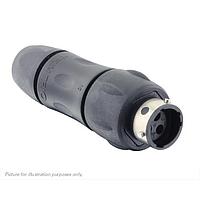Eaton Souriau-Sunbank UTGX1JC103P Receptacles In line receptacle, with cable gland backshell, for 3 male contacts, IP68/69K